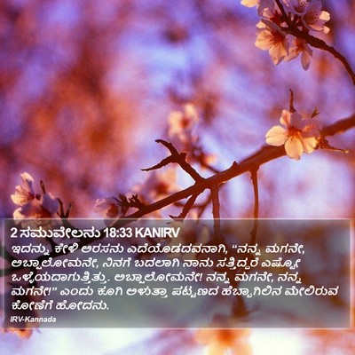 2 ಸಮುವೇಲನು 18:33 KANIRV Bible Verse Image