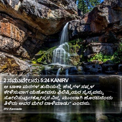 2 ಸಮುವೇಲನು 5:24 KANIRV Bible Verse Image