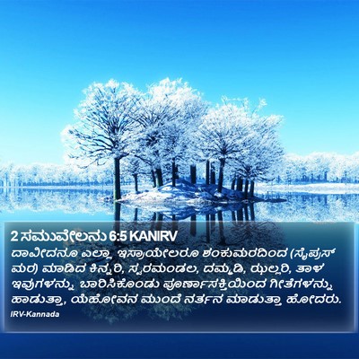 2 ಸಮುವೇಲನು 6:5 KANIRV Bible Verse Image