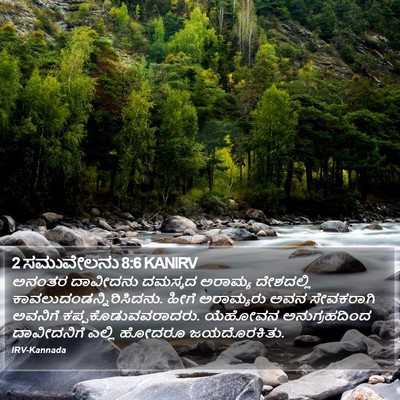 2 ಸಮುವೇಲನು 8:6 KANIRV Bible Verse Image