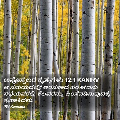 ಅಪೊಸ್ತಲರ ಕೃತ್ಯಗಳು 12:1 KANIRV Bible Verse Image