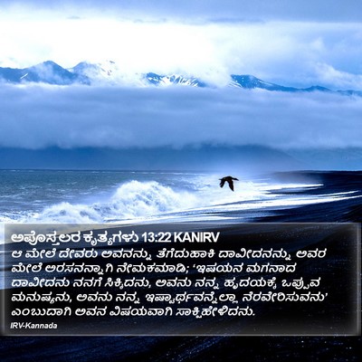 ಅಪೊಸ್ತಲರ ಕೃತ್ಯಗಳು 13:22 KANIRV Bible Verse Image