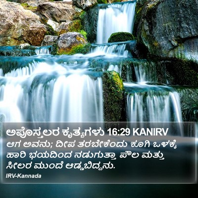 ಅಪೊಸ್ತಲರ ಕೃತ್ಯಗಳು 16:29 KANIRV Bible Verse Image