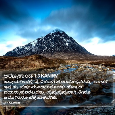 ಅರಣ್ಯಕಾಂಡ 1:3 KANIRV Bible Verse Image