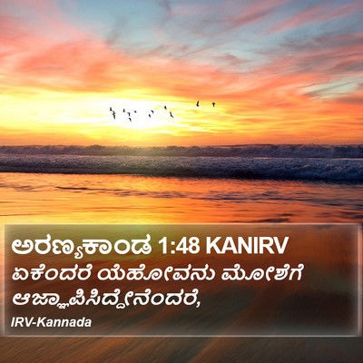 ಅರಣ್ಯಕಾಂಡ 1:48 KANIRV Bible Verse Image