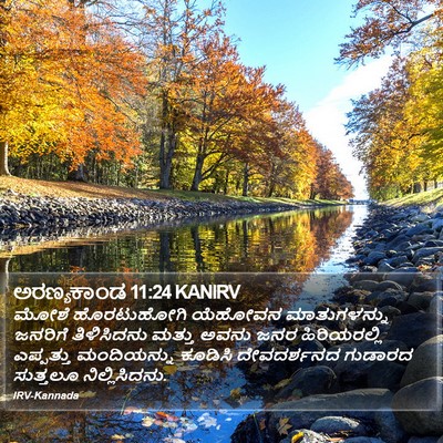 ಅರಣ್ಯಕಾಂಡ 11:24 KANIRV Bible Verse Image