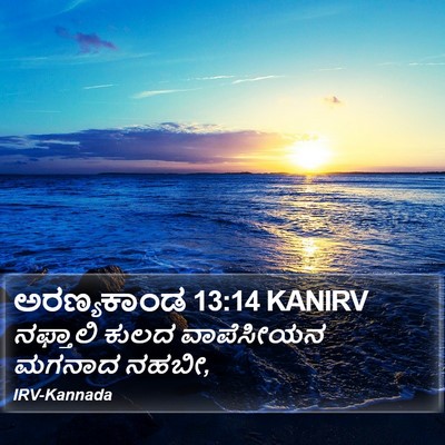 ಅರಣ್ಯಕಾಂಡ 13:14 KANIRV Bible Verse Image