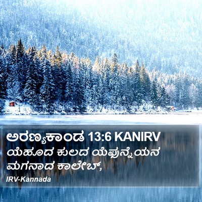 ಅರಣ್ಯಕಾಂಡ 13:6 KANIRV Bible Verse Image