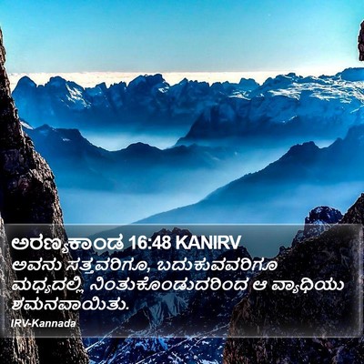 ಅರಣ್ಯಕಾಂಡ 16:48 KANIRV Bible Verse Image