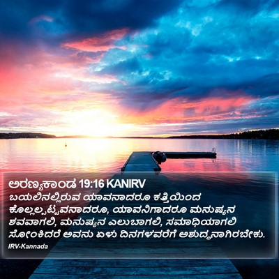 ಅರಣ್ಯಕಾಂಡ 19:16 KANIRV Bible Verse Image