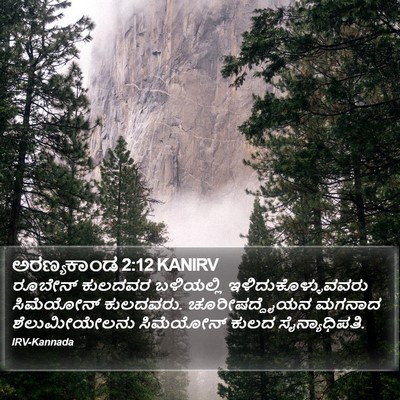 ಅರಣ್ಯಕಾಂಡ 2:12 KANIRV Bible Verse Image