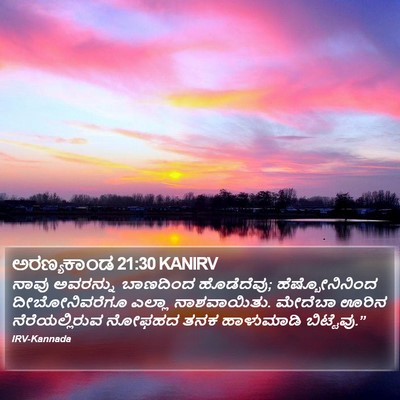 ಅರಣ್ಯಕಾಂಡ 21:30 KANIRV Bible Verse Image