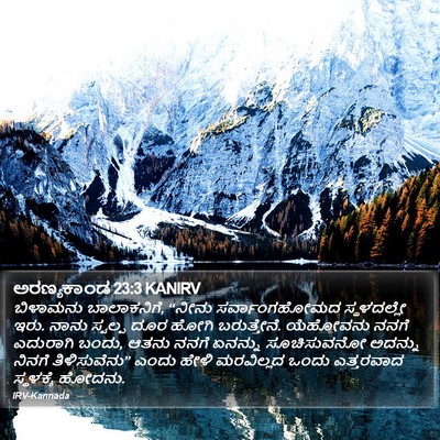 ಅರಣ್ಯಕಾಂಡ 23:3 KANIRV Bible Verse Image