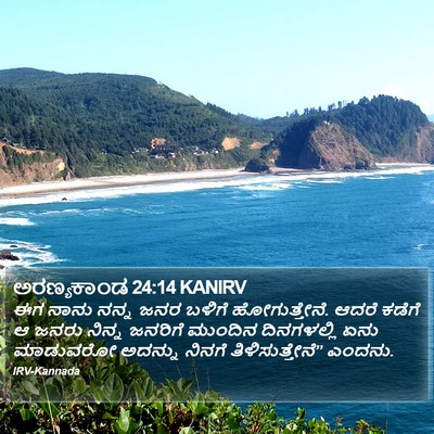ಅರಣ್ಯಕಾಂಡ 24:14 KANIRV Bible Verse Image