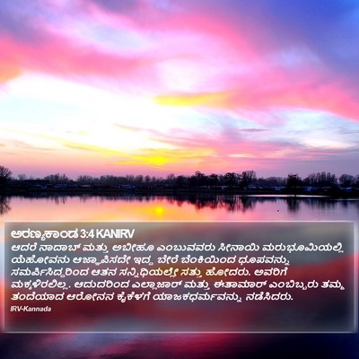 ಅರಣ್ಯಕಾಂಡ 3:4 KANIRV Bible Verse Image