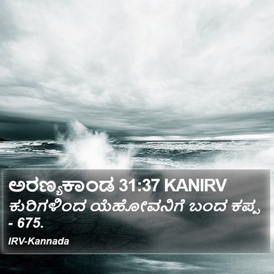 ಅರಣ್ಯಕಾಂಡ 31:37 KANIRV Bible Verse Image