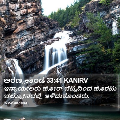ಅರಣ್ಯಕಾಂಡ 33:41 KANIRV Bible Verse Image