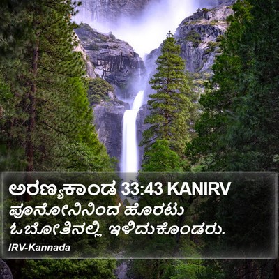 ಅರಣ್ಯಕಾಂಡ 33:43 KANIRV Bible Verse Image