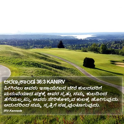 ಅರಣ್ಯಕಾಂಡ 36:3 KANIRV Bible Verse Image