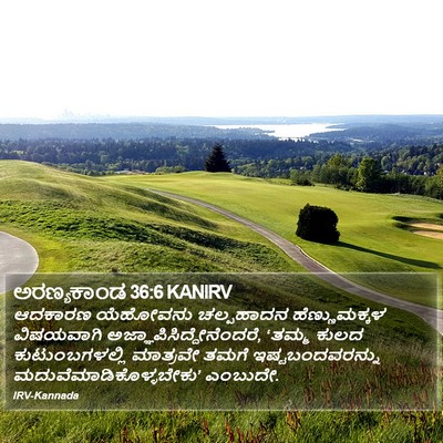 ಅರಣ್ಯಕಾಂಡ 36:6 KANIRV Bible Verse Image