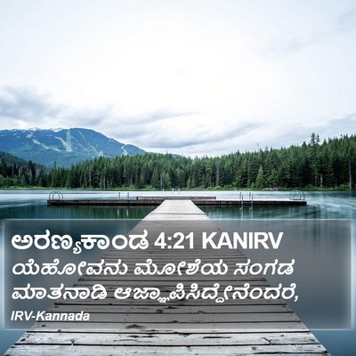 ಅರಣ್ಯಕಾಂಡ 4:21 KANIRV Bible Verse Image