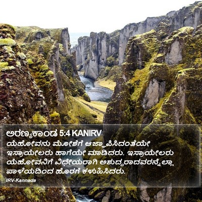 ಅರಣ್ಯಕಾಂಡ 5:4 KANIRV Bible Verse Image