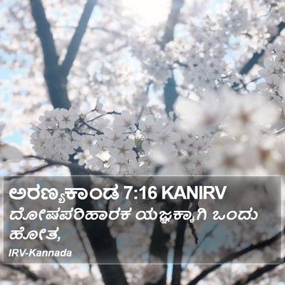 ಅರಣ್ಯಕಾಂಡ 7:16 KANIRV Bible Verse Image