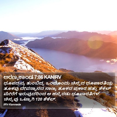ಅರಣ್ಯಕಾಂಡ 7:86 KANIRV Bible Verse Image