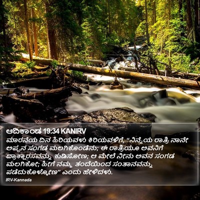 ಆದಿಕಾಂಡ 19:34 KANIRV Bible Verse Image