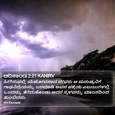 ಆದಿಕಾಂಡ 2:21 KANIRV Bible Verse Image