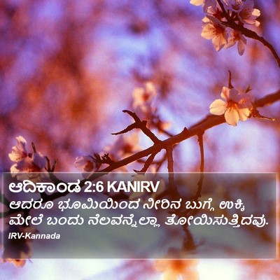 ಆದಿಕಾಂಡ 2:6 KANIRV Bible Verse Image