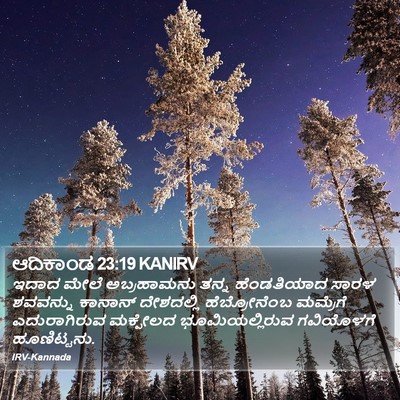 ಆದಿಕಾಂಡ 23:19 KANIRV Bible Verse Image