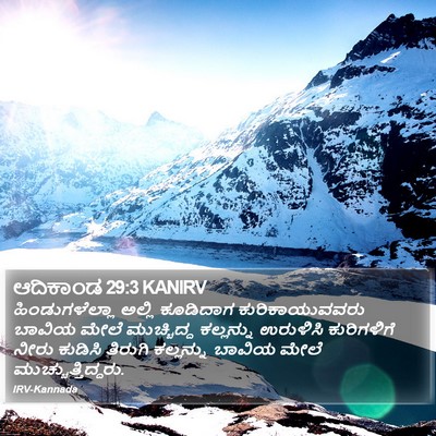 ಆದಿಕಾಂಡ 29:3 KANIRV Bible Verse Image