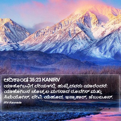 ಆದಿಕಾಂಡ 35:23 KANIRV Bible Verse Image