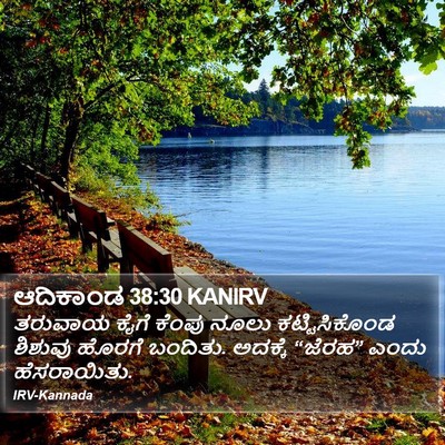 ಆದಿಕಾಂಡ 38:30 KANIRV Bible Verse Image