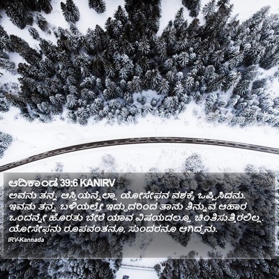 ಆದಿಕಾಂಡ 39:6 KANIRV Bible Verse Image