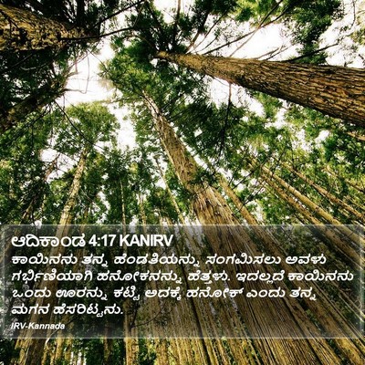 ಆದಿಕಾಂಡ 4:17 KANIRV Bible Verse Image