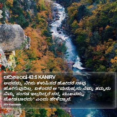 ಆದಿಕಾಂಡ 43:5 KANIRV Bible Verse Image