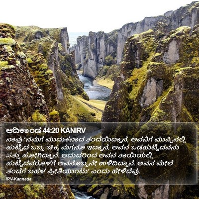 ಆದಿಕಾಂಡ 44:20 KANIRV Bible Verse Image