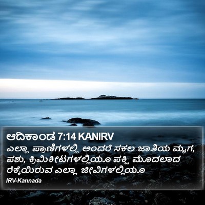 ಆದಿಕಾಂಡ 7:14 KANIRV Bible Verse Image