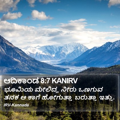 ಆದಿಕಾಂಡ 8:7 KANIRV Bible Verse Image