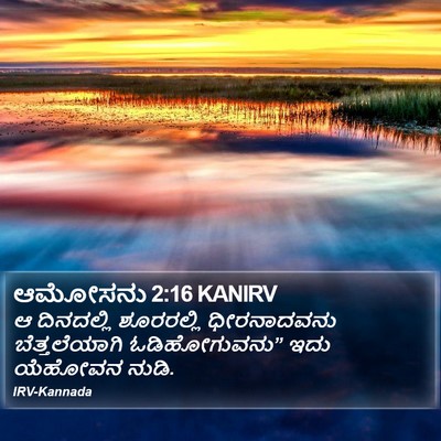ಆಮೋಸನು 2:16 KANIRV Bible Verse Image