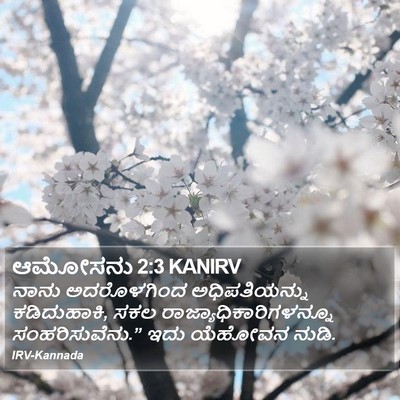 ಆಮೋಸನು 2:3 KANIRV Bible Verse Image