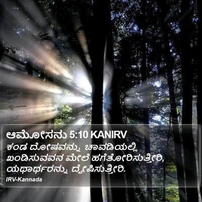 ಆಮೋಸನು 5:10 KANIRV Bible Verse Image