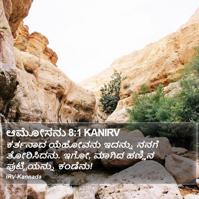 ಆಮೋಸನು 8:1 KANIRV Bible Verse Image