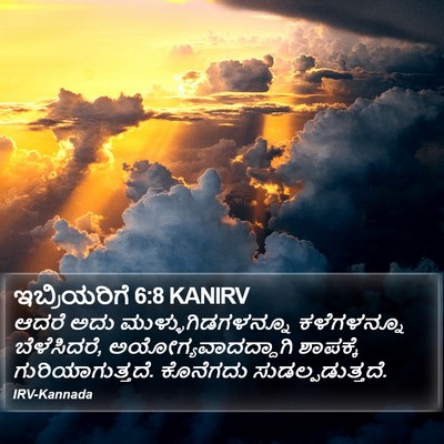 ಇಬ್ರಿಯರಿಗೆ 6:8 KANIRV Bible Verse Image