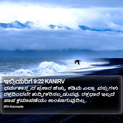 ಇಬ್ರಿಯರಿಗೆ 9:22 KANIRV Bible Verse Image