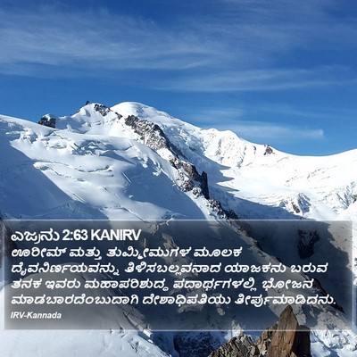ಎಜ್ರನು 2:63 KANIRV Bible Verse Image