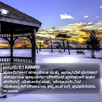 ಎಜ್ರನು 5:1 KANIRV Bible Verse Image