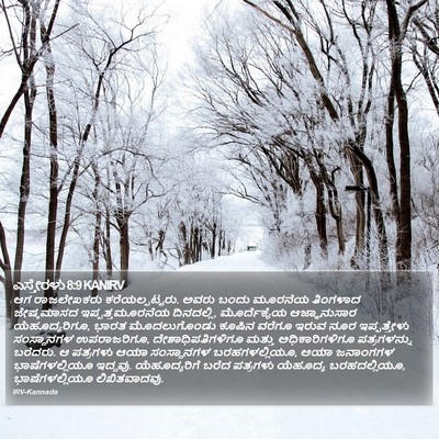 ಎಸ್ತೇರಳು 8:9 KANIRV Bible Verse Image